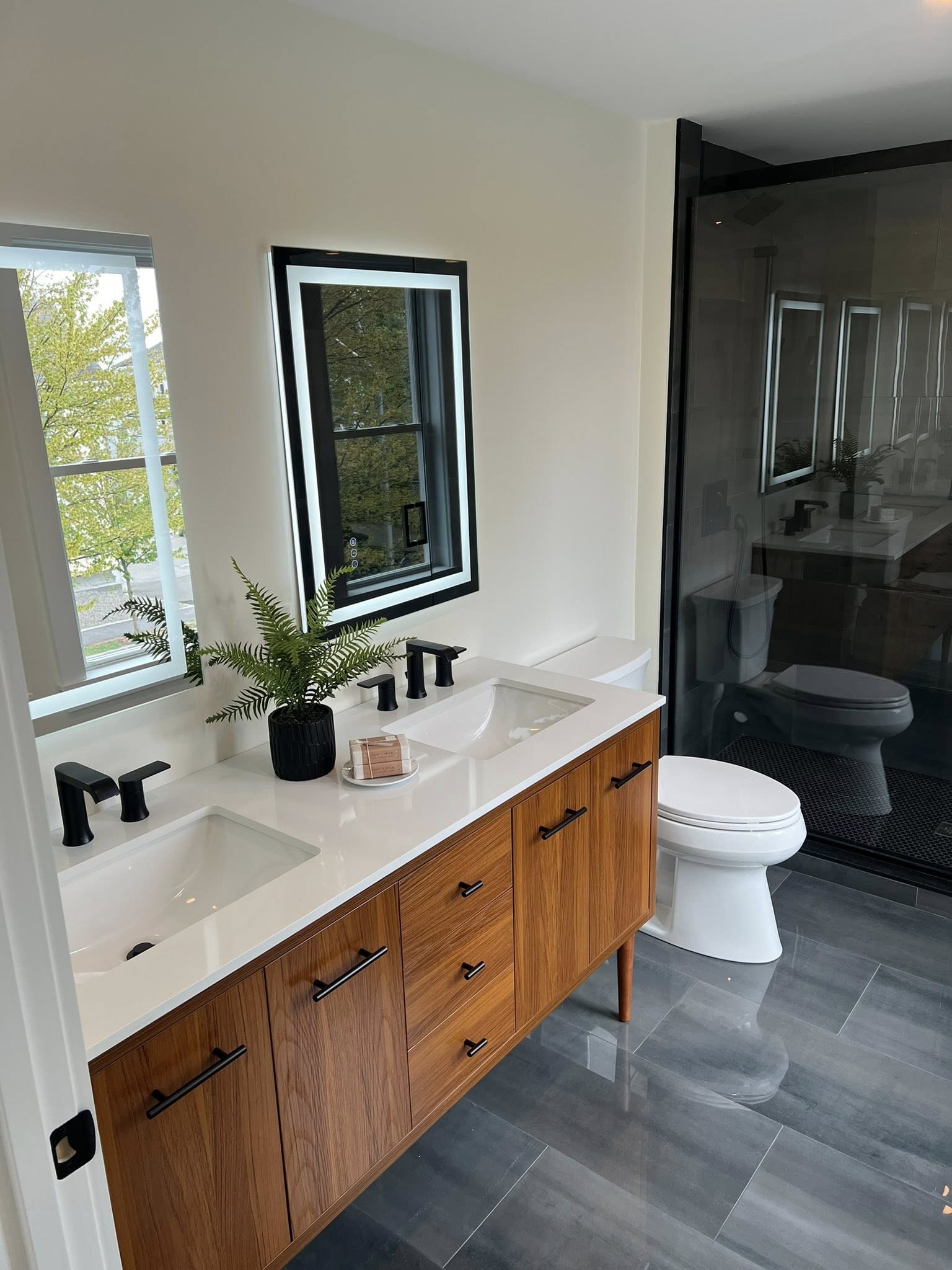 Complete bathroom plumbing completed by JPG Plumbing & Heating